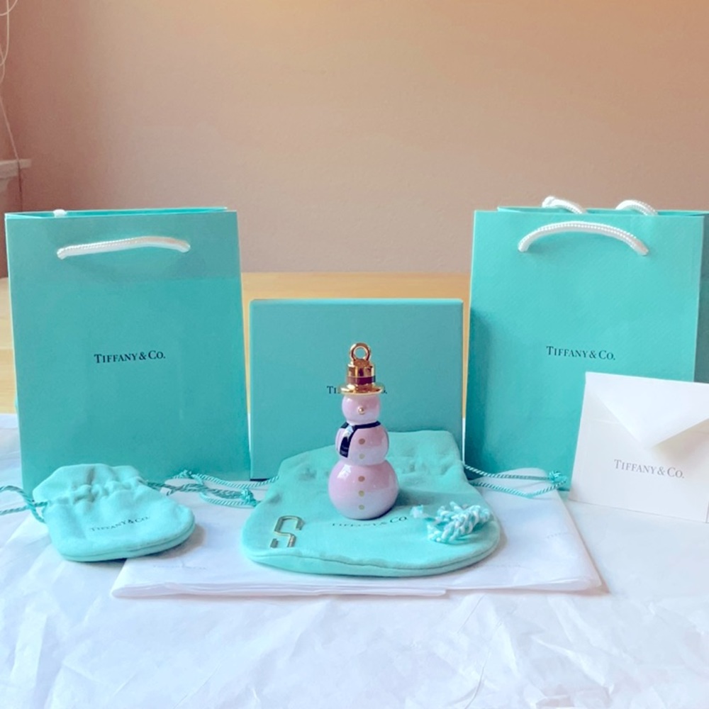 ☃️❄️☃️ TIFFANY & CO. SNOWMAN ORNAMENT ☃️❄️☃️ NWT ☃️❄️☃️